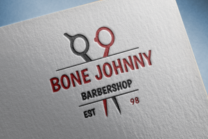 Логотип для Барбершопа "Костлявый Джонни"