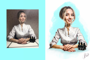 Портрет в стиле Шарж