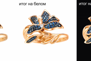 Ретушь ювелрных украшений