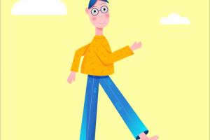 "Шаг вперед" - парень в очках