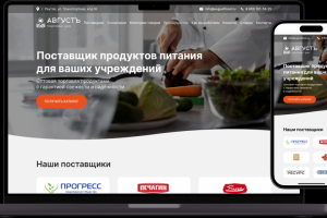 Разработка сайта для оптового поставщика