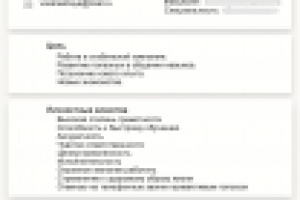 Резюме в фирменном стиле компании