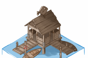 Домик рыбака