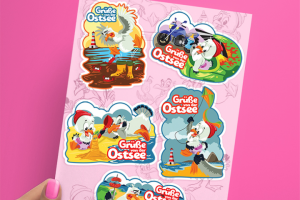 Рекламная продукция с фирменным персонажем