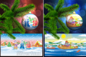 Ёлочные шары СКАЗКИ 3