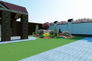 ст.Незлобная дизайн озеленения