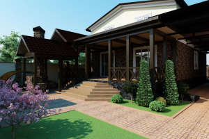 дизайн веранды