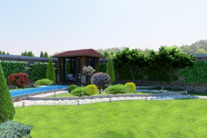 дизайн двора