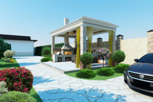 частный двор