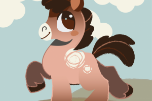 Пони векторная иллюстрация