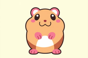 Хомяк векторная иллюстрация