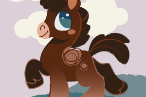 Лошадка векторная иллюстрация