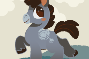 Лошадка векторная иллюстрация