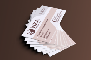 Логотип с визитной картой