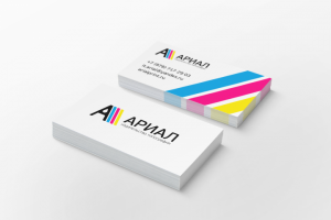 Логотип с визитной картой