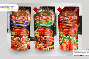 Дизайн упаковки для кетчупов "Шеф меню"