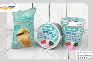 Дизайн упаковки для мороженого тм "PROFIT"