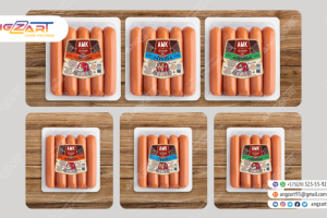 Дизайн упаковки для сосисок АМК