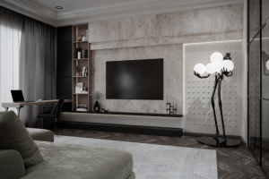 Интерьер квартиры  в современном европейском стиле.