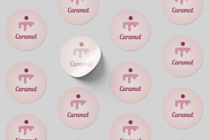 Наклейка для упаковки торта