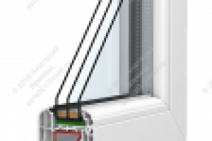 Пластиковые окна в разрезе