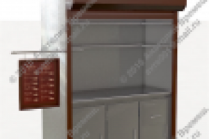 Моделирование и визуализация роллетной (торгового места)