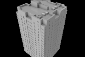 Дом под 3d печать для масштабного макета