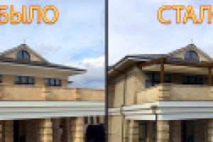 Пергола на балконе.