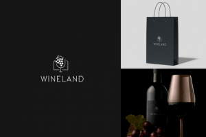 Логотип винной продукции Wineland