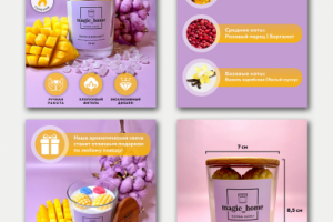 Карточка WB. Свечи