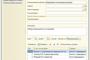 Проектное решение по подсистеме согласования договоров