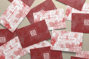 Визитка для Blossom box