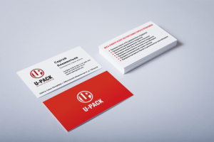 Логотип и визитка для U-Pack