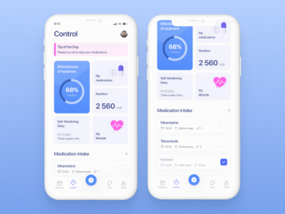 Дизайн приложения для медицинской компании