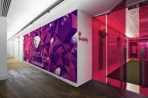 Баннер для сети фитнес-центров "Crystal"