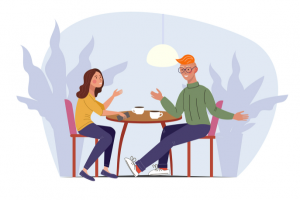 Векторная иллюстрация "Кафе"