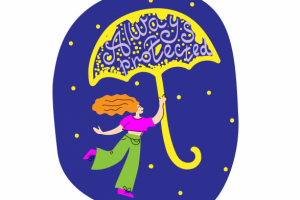 Девушка с зонтиком