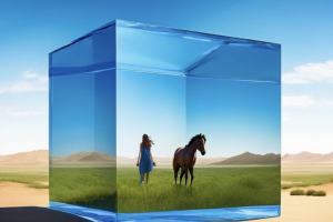 Генерирование изображений «Девочка и куб»