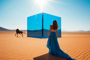 Девочка и куб серия картинок по сюжету