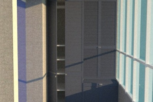 Шкаф на болконе