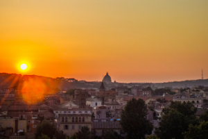 Закат в Апельсиновых садах Рима