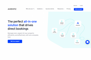 Сайт для сервиса Amenitiz