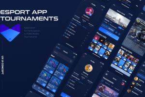 Дизайн приложения для турниров PUBG Mobile