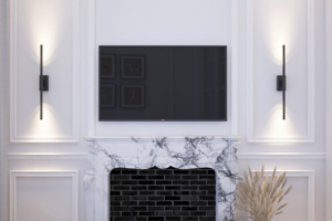 Гостиная. Квартира с парижским шармом.