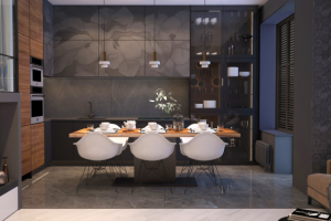 Кухня. Квартира на Дмитровском шоссе.