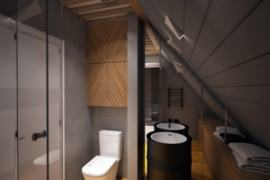 Ванная комната в стиле лофт