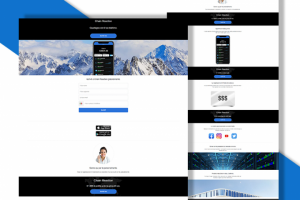 Создание Landing Page для брокерского приложения