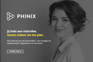 Корпоративный сайт для бельгийской компании Phinix