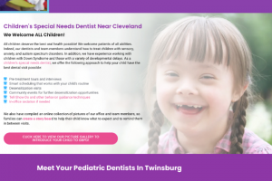 Сайт детской стоматологии Great Beginnings Pediatric Dentistry