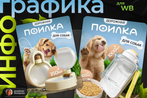 Инфографика для вайлдберриз | Дизайн карточек товара